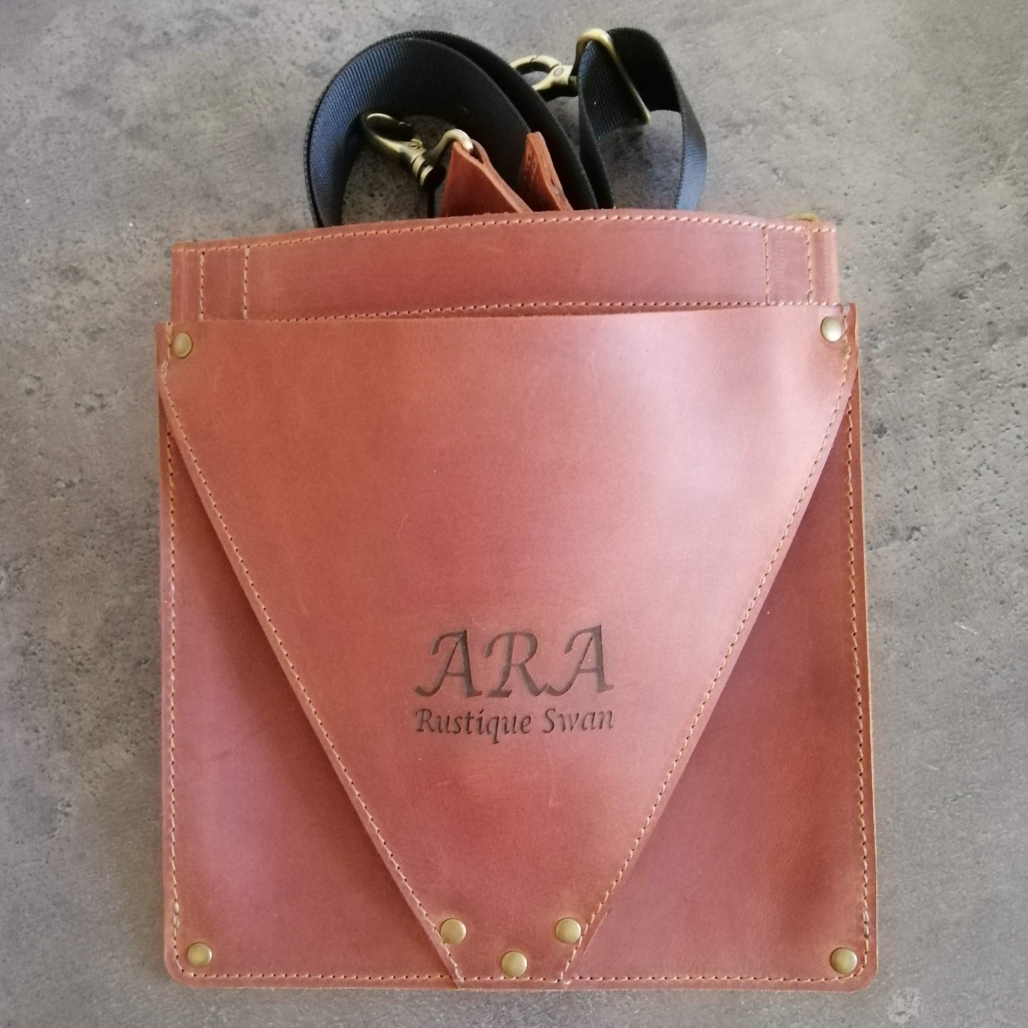 Leather Tool Bag for Florist Gardener Farmer Tools Belt