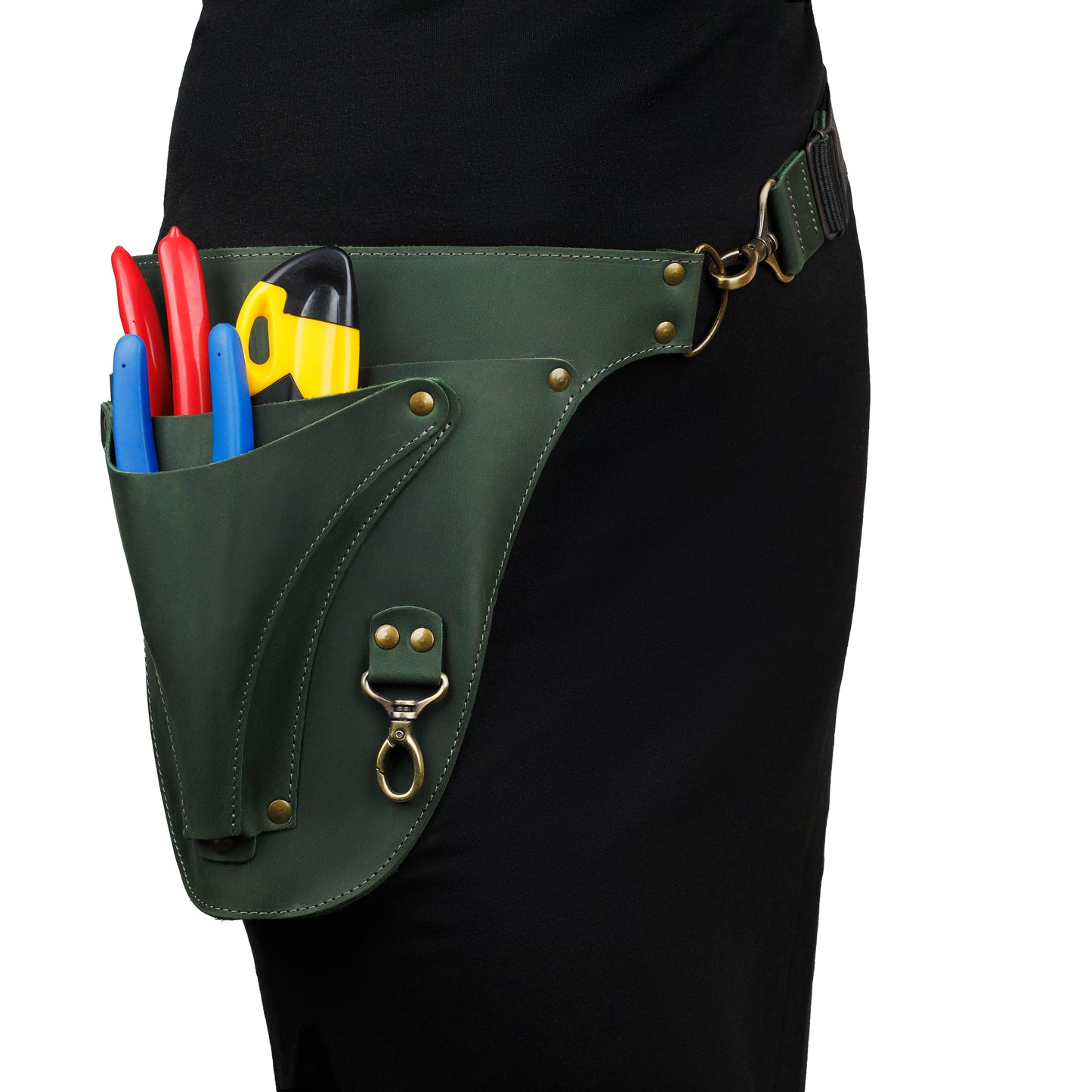 Leather Tool Belt Bag for Florist Gardener Farmer