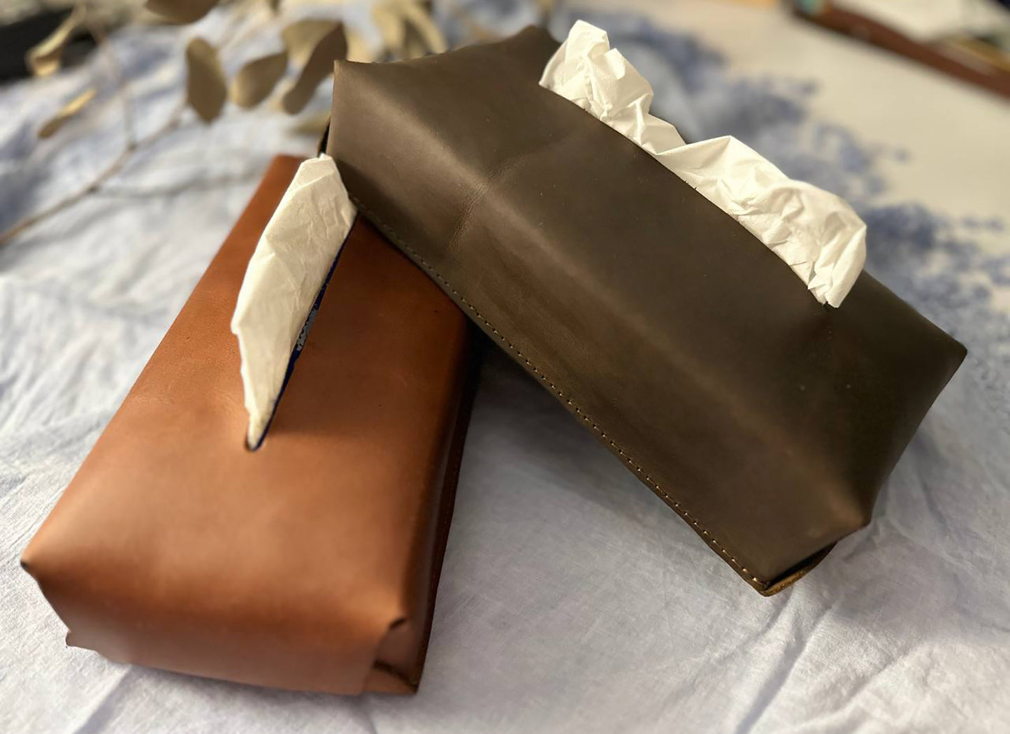 Leather Tissue Holder, Car Tissue Case Holder, Leather Tissue Box, Backseat Napkin Case for Car, WEDDING Gift