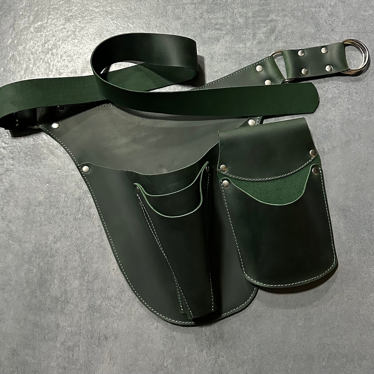 Florist Leather Tool Belt Set of Two Personalized Bag for Tools