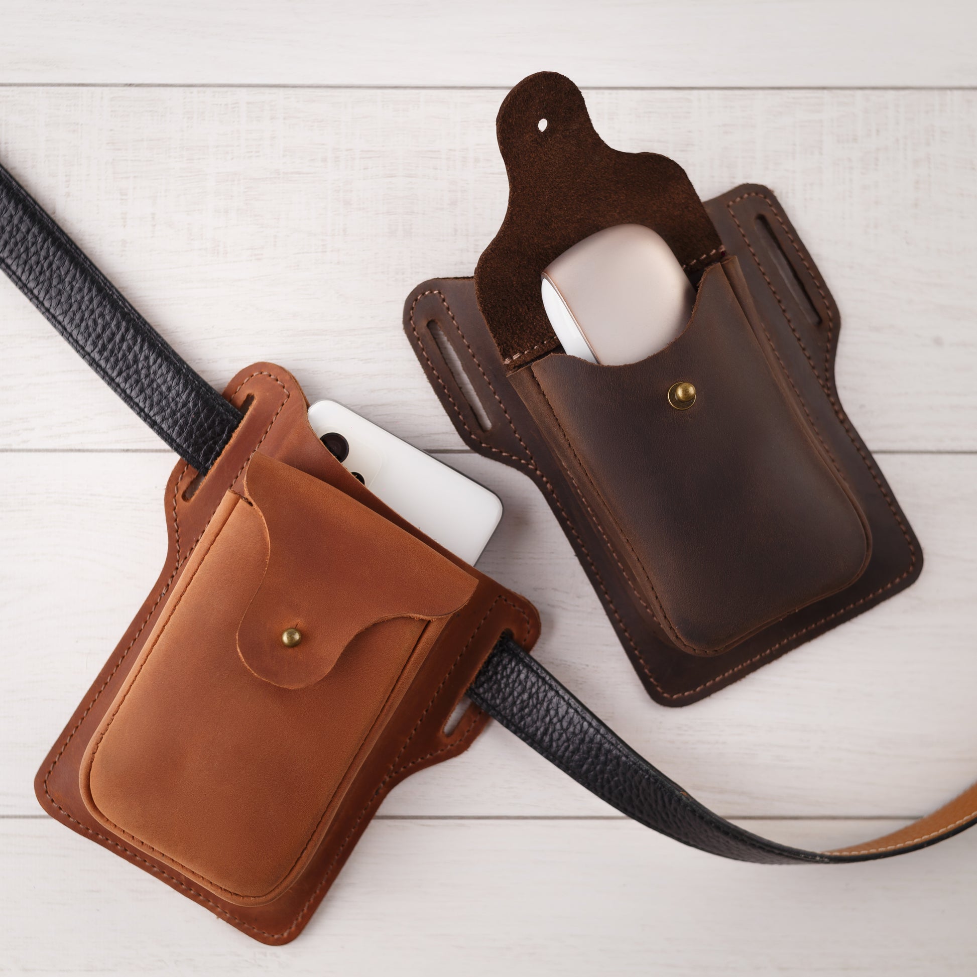 EDC Leather Phone Holder, EDC Leather Phone Belt Case Men & Belt Loops – SKLKT EDC Leather Phone Holder, EDC Leather Phone Belt Case Men & Belt Loops – SKLKT