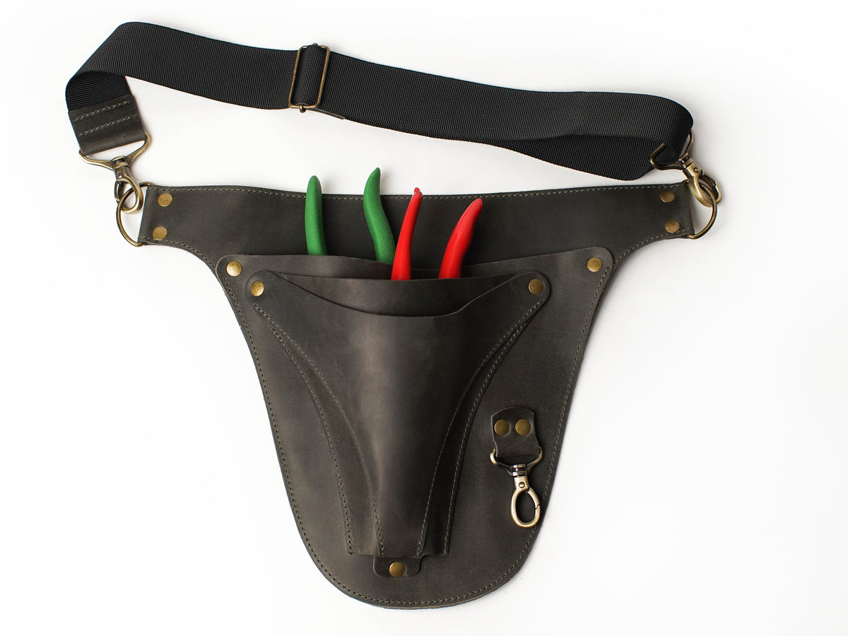 Leather Tool Belt for Farmer Florist Gardener Bag Holder