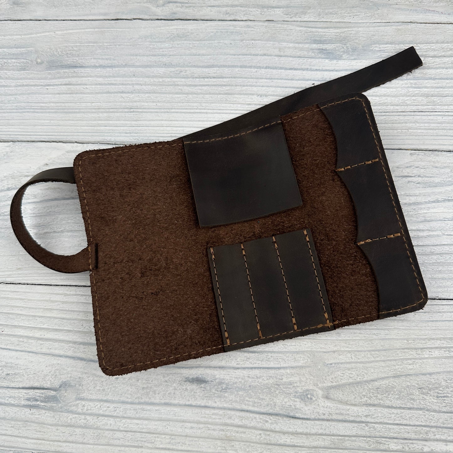 Leather Darts Case, Dart Holder Brown, Dart Player Gift