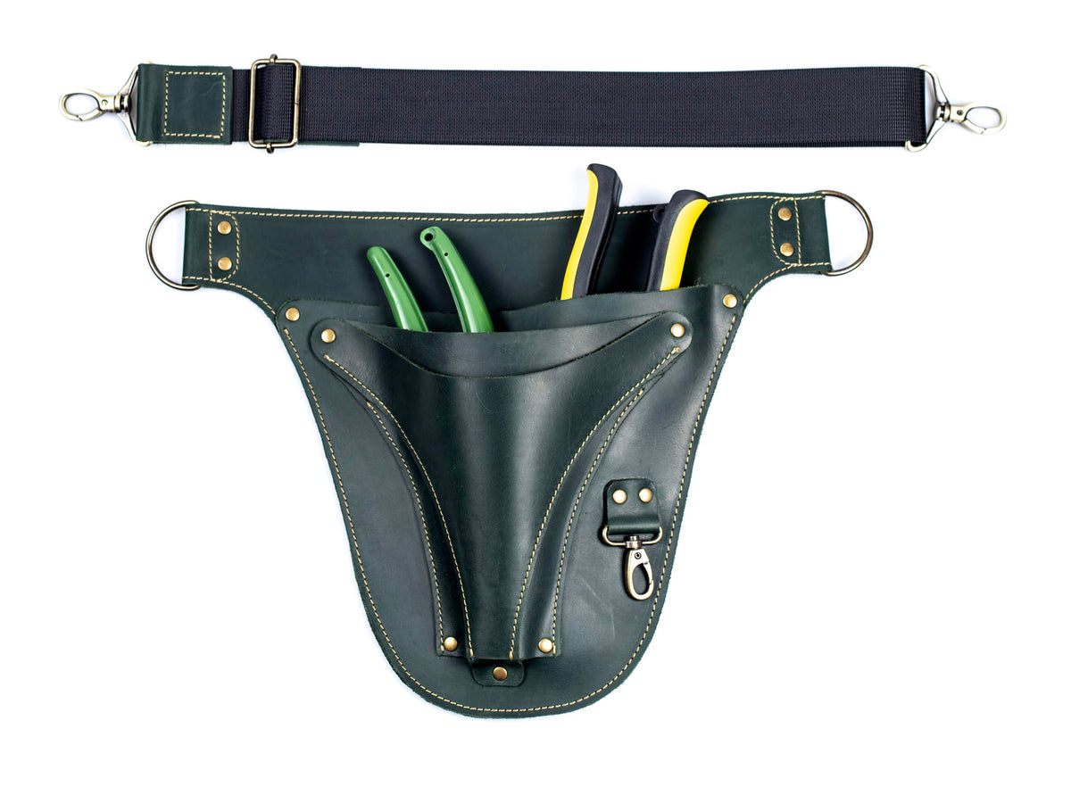 Leather Tool Belt for Farmer Florist Gardener Bag Holder