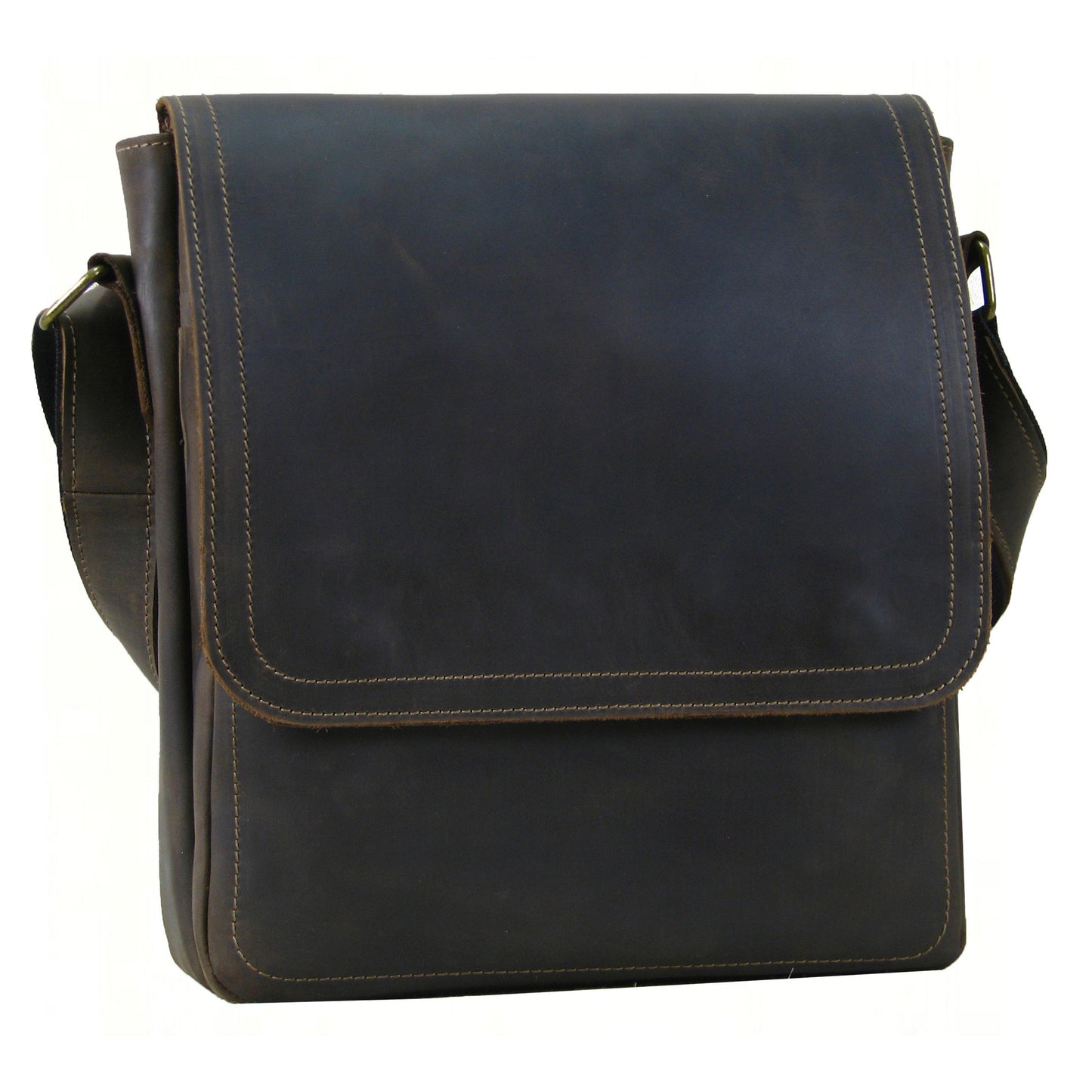 Mens Leather Messenger Bag, Crossbody Leather Men Everyday Satchel Bag