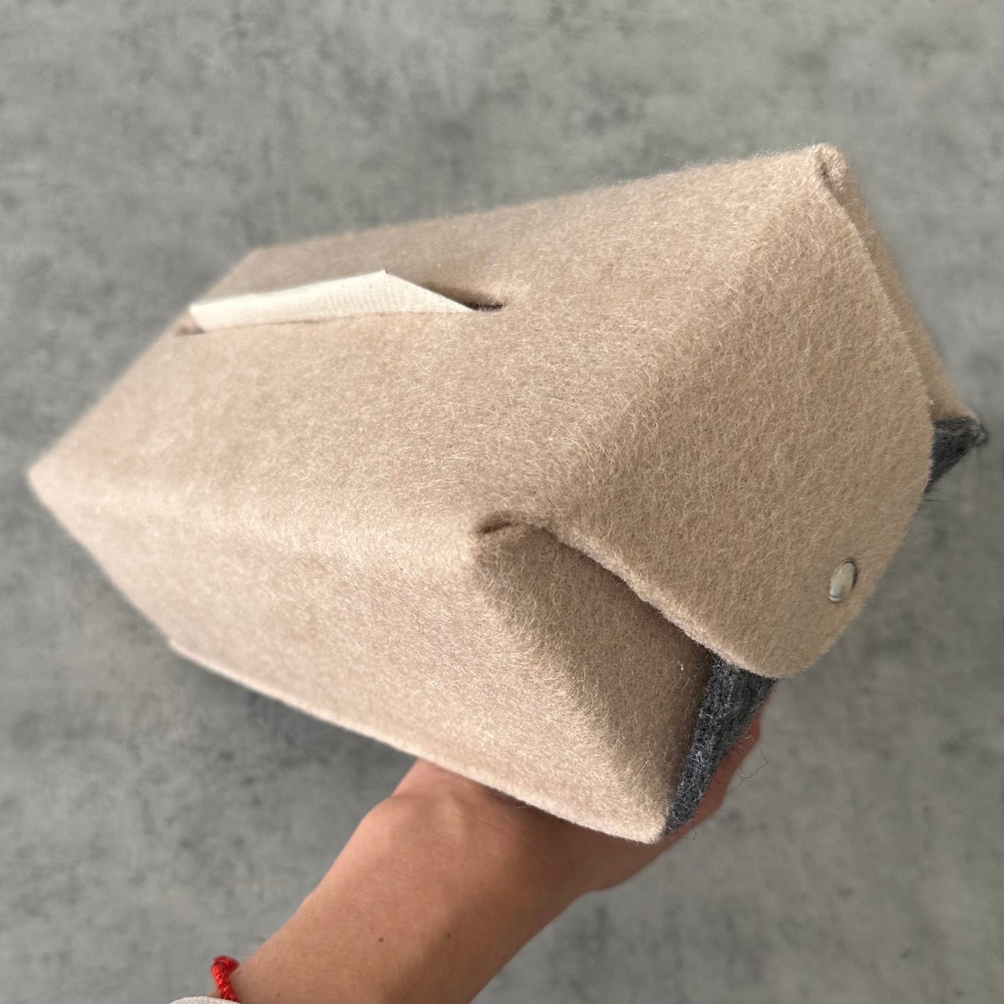 Tissue Box Felt Holder, Tissue Box Cover, 7th anniversary WEDDING Gift