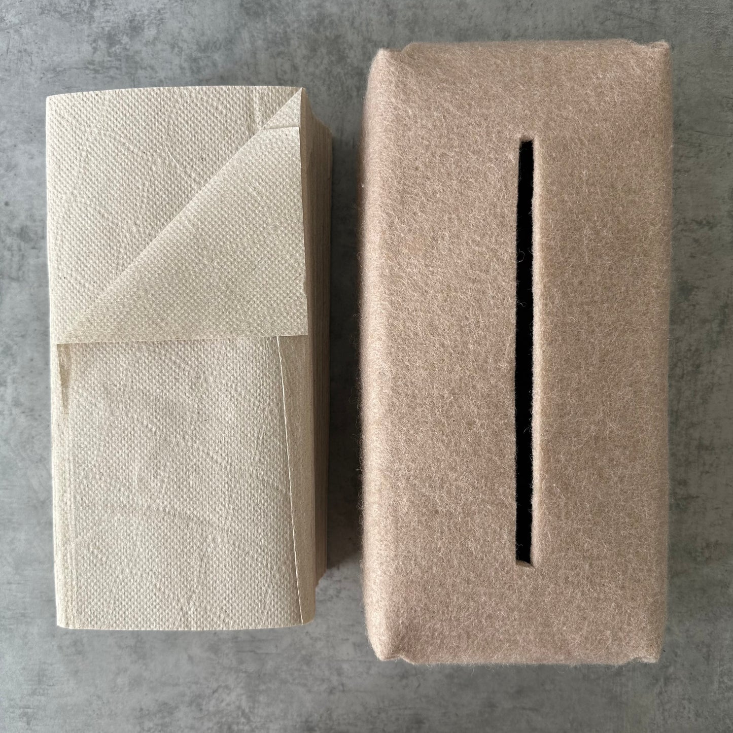 Tissue Box Felt Holder, Tissue Box Cover, 7th anniversary WEDDING Gift