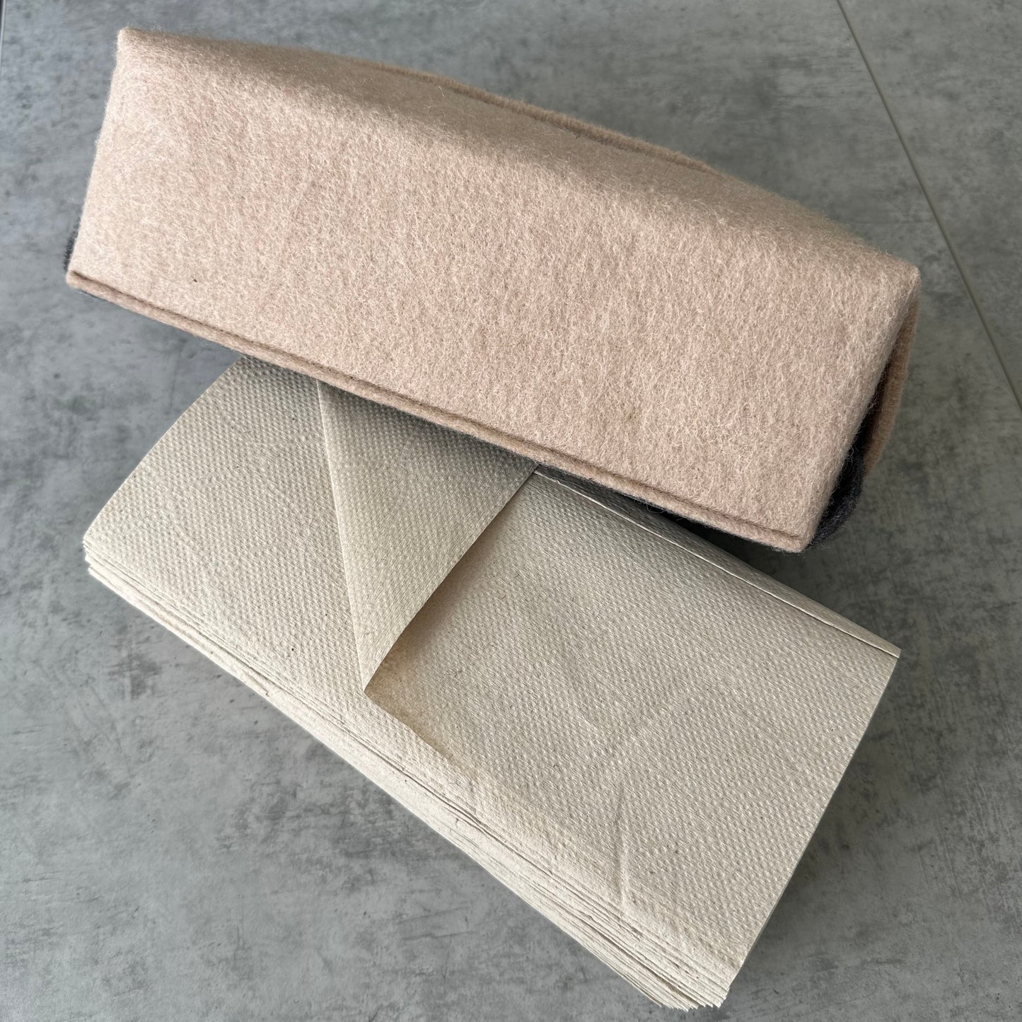 Tissue Box Felt Holder, Tissue Box Cover, 7th anniversary WEDDING Gift