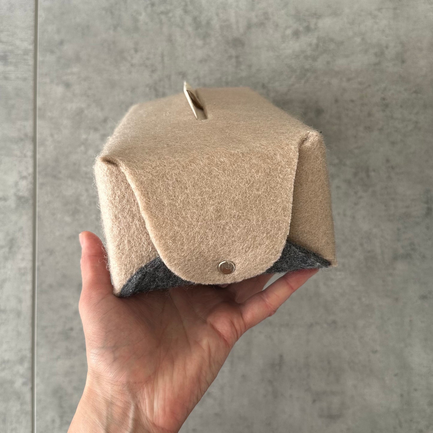 Tissue Box Felt Holder, Tissue Box Cover, 7th anniversary WEDDING Gift