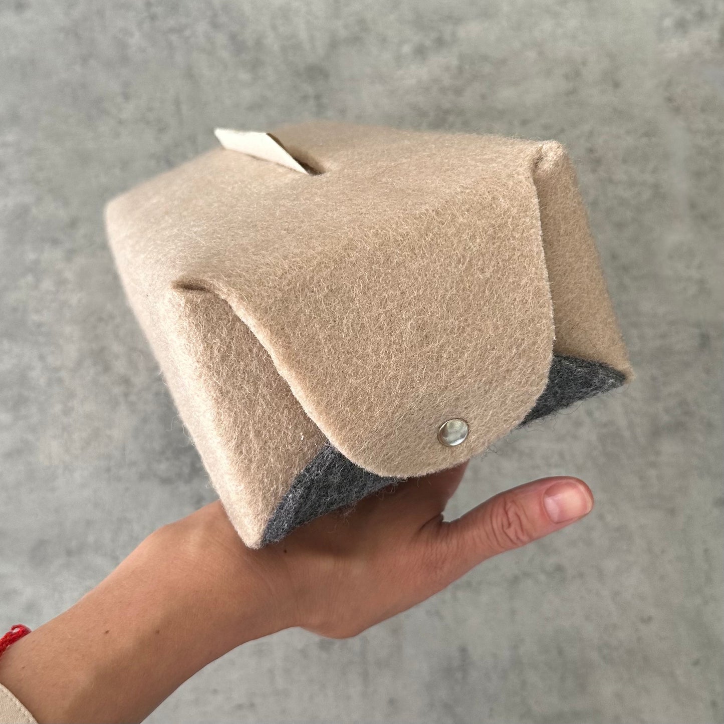 Tissue Box Felt Holder, Tissue Box Cover, 7th anniversary WEDDING Gift